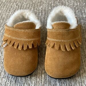 Jack & Lily Adorable Baby Moccasins‎ 24-30 months Faux Fur Lining